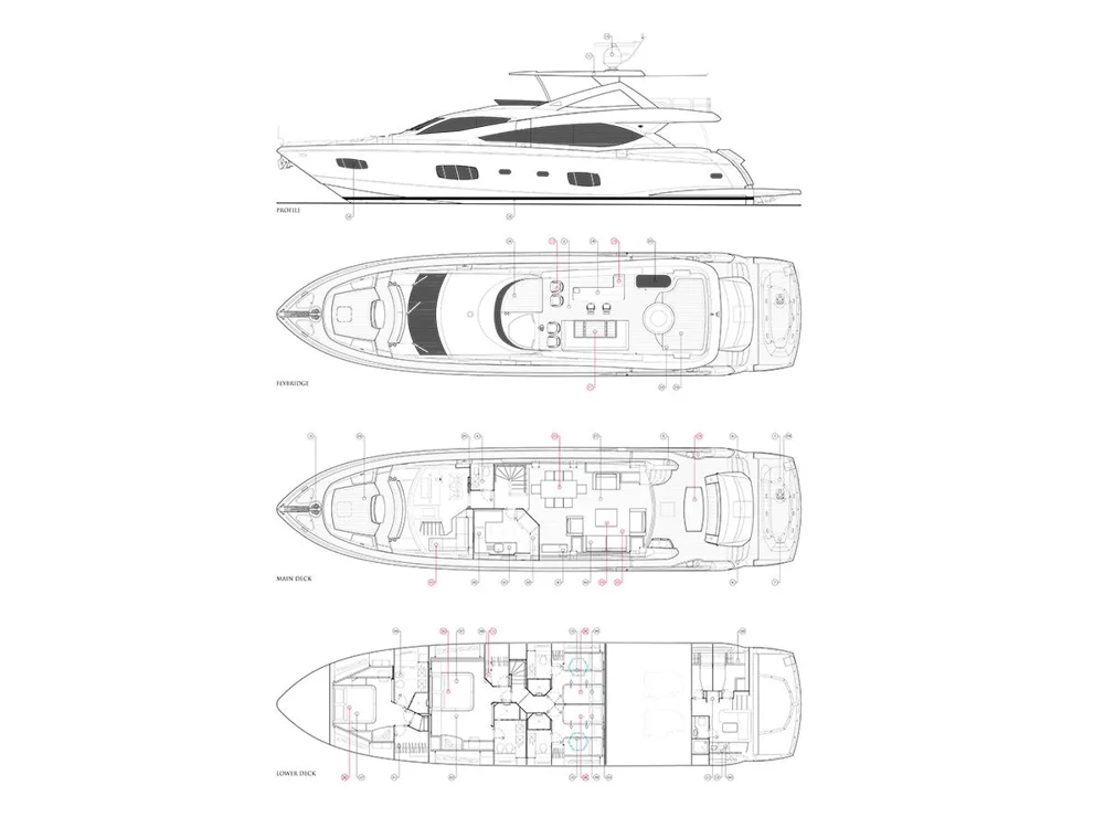 2011 SUNSEEKER 88 Yacht for sale in Vilamoura, Portugal, photo 2 of 5