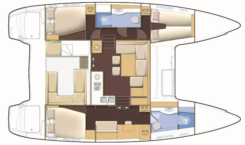 2017 Lagoon 400 S2 for sale in Göteborg, Sweden, photo 2 of 5