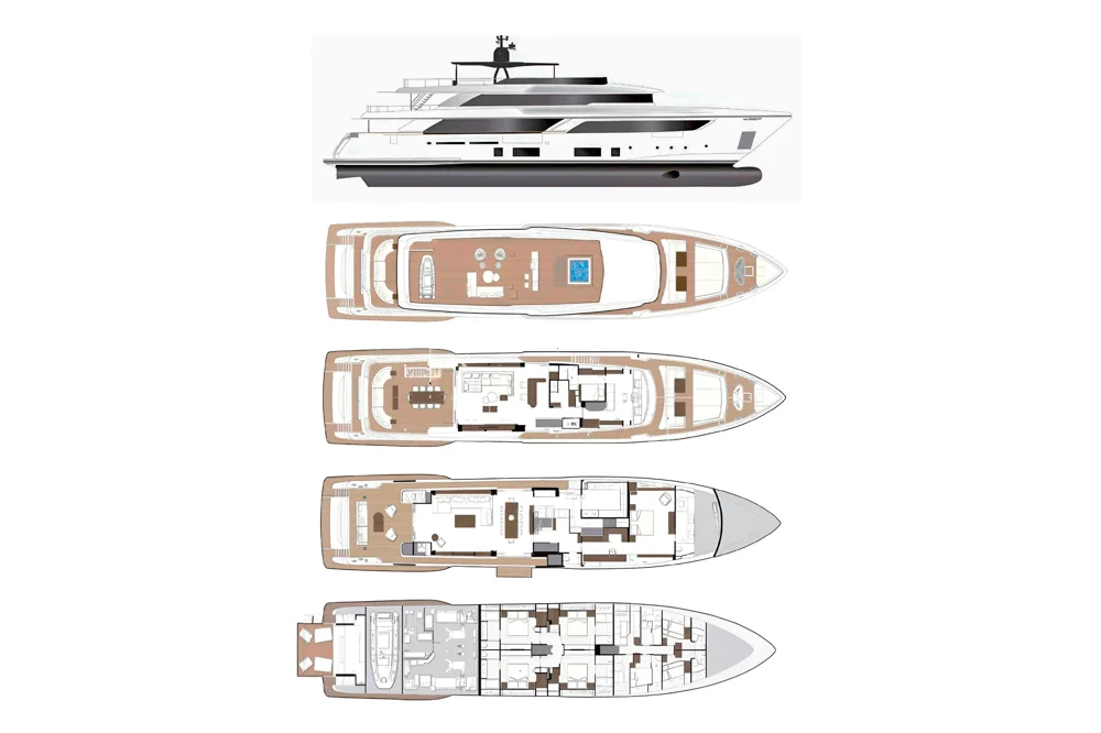2026 Custom Line NAVETTA 42 for sale in San Remo, Italy, photo 2 of 5