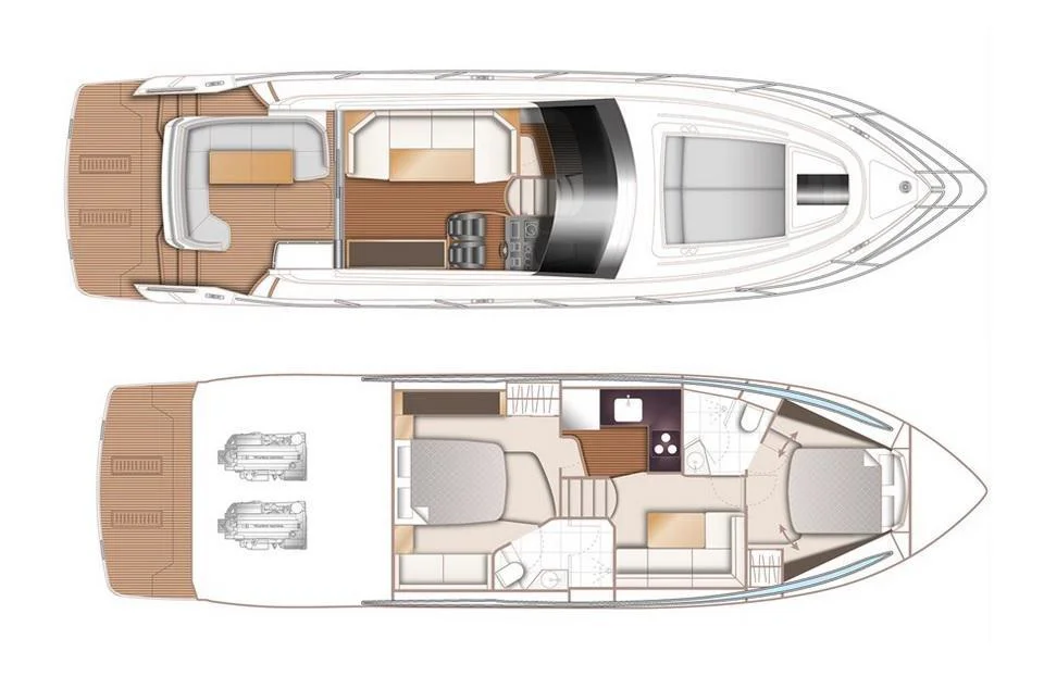 2019 Princess Yachts V50 for sale in Vilamoura, Portugal, photo 2 of 5