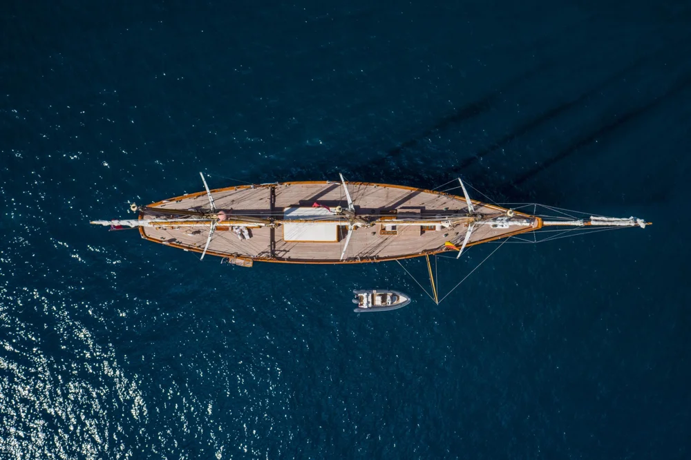 1902 Classic Townsend &amp; Downey Schooner for sale in Alicante, Spain, photo 4 of 5