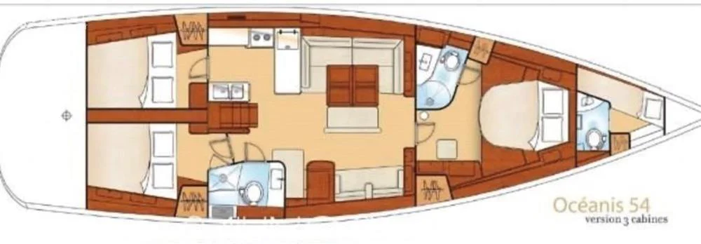2011 BENETEAU Oceanis 54 for sale in Almerimar, Spain, photo 3 of 5