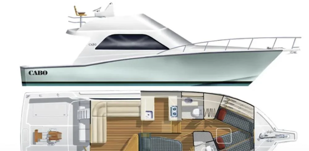 2004 Cabo Yachts Yachts 43 FB for sale in Olbia, Italy, photo 5 of 5
