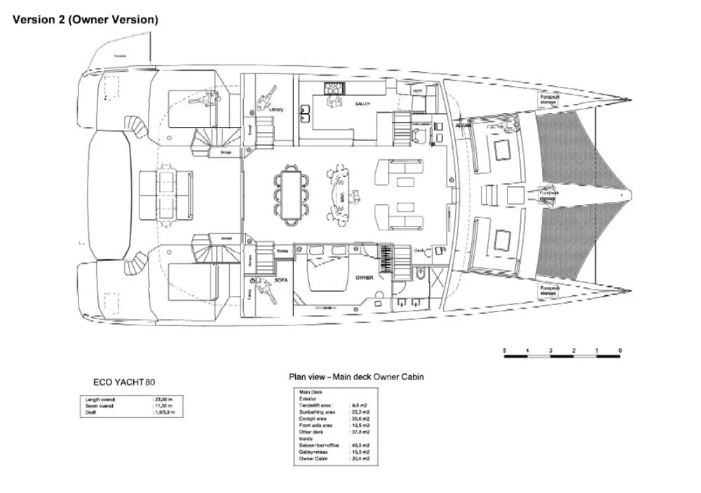 2027 Pajot Yachts Catamaran Pajot Eco Yacht 80 Catamaran for sale in Pisa, Italy, photo 5 of 5