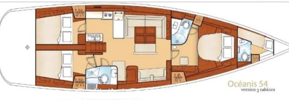 2011 BENETEAU Oceanis 54 for sale in Almerimar, Spain, photo 3 of 5
